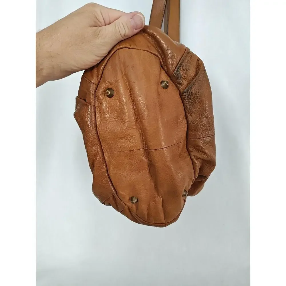 Anthropologie Liebeskind‎ Berlin Brown Leather Jeany Hobo Bag Purse Tote - Picture 3 of 12